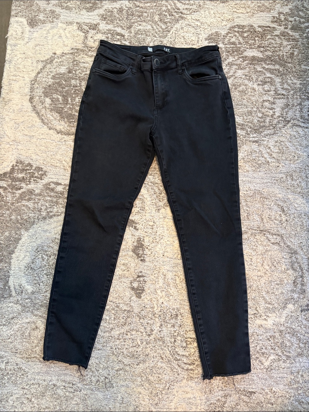 Kut From The Kloth Black Skinny High-Rise Jeans